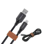 Ontekka 1.2m Nylon USB-A to Lightning Fast-Charging Cable