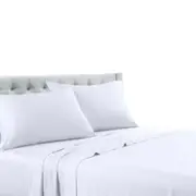 White 1200TC Premium Hotel Quality Cotton Rich Luxury Sheet Set