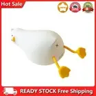 LED Lying Flat Duck Squishy Sleeping Duck Light 1200 MAh USB Charging for Home