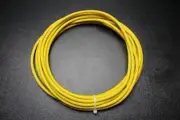 MICROPHONE CABLE YELLOW 10 FT WIRE SHEILDED 100% COPPER NOISE FREE MIC CORD