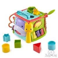 在飛比找蝦皮商城優惠-美國Fisher Price費雪-可愛動物積木盒 嬰兒玩具 