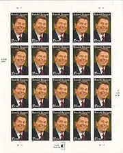 Ronald Reagan President 20 x 37 Cent U.S. Postage Stamp Scott 3897