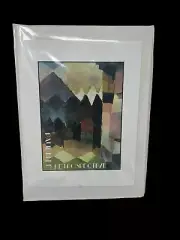 Foehn Wind in Marc's Garden by Paul Klee "Retrospective" 8.5"x 11"