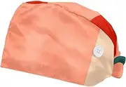 [FVQL] Scrub Caps Women, 2 Pieces Bouffant Caps with Sweatband, Abstract Graphic Pattern Colorful