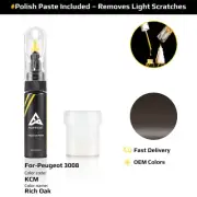 Touch Up Paint For Peugeot 3008 KCM Rich Oak With Polish Paste
