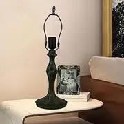 Table Lamp Accessories Resin Table Lamp Base Desk Lamp Mount Base Replacement, Only Vintage Lampholder for 12 Inch Tiffany Style Stained Glass Lampshade KeYJ