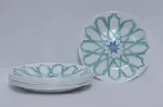 Corelle Amalfi Verde Desert Bread & Butter Plates 6 3/4" New Set of 6