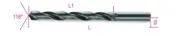 Beta Tools 410AS HSS Twist Drill Bit Cylindrical Shank Rolled 23/64" 004100390