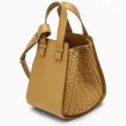 [Loewe] Sahara leather Hammock bag One size Beige