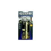 Guard Security 4" Barrell Bolt Brass Steel #54