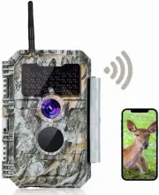 BlazeVideo 48MP 1296P Bluetooth Trail Camera WIFI Night Vision Hunting Cam