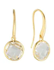 [Georgini] Lucent Gold Large Hook Earring
