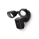 Ring Floodlight Cam Wired Plus Outdoor Wired Full HD Surveillance Camera - Black
