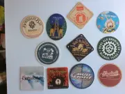 11 different American Breweries Issue Beer coasters P