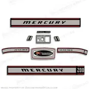 Fits Mercury 1967 20hp Outboard Decal Kit - Decal Reproductions in Stock