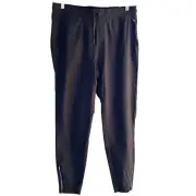 Kenneth Cole Charcoal Active Slim Fit Mens Joggers L Gray Lightweight $79