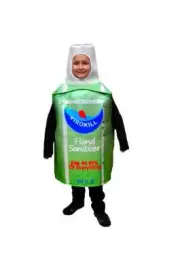 Virokill Hand Sanitation Child Pandemic Costume, Funny Hand Sanitation Costume