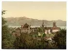 Photo:Lausanne,with Savoy Alps,Geneva Lake,Switzerland