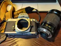 在飛比找Yahoo!奇摩拍賣優惠-[二手品][攝影器材]Nikon FM2古董相機(附1號長鏡