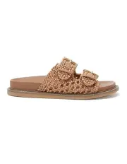 [Novo Shoes] Solomon Slide Sandals in Natural
