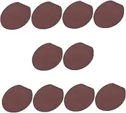 10pcs Oval Shaped Furniture Leveling Shims Rubber Wedges for Uneven Tables Chairs Floors Easy Installation Protects Floors Versatile Fit for Stable Furniture Movement