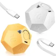 2 Pcs Cube Timer Rechargeable Mini Pomodoro Timer 11 Preset Time Desk Product...