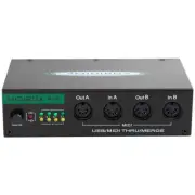 CAMOLA 3 in 1 USB MIDI Interface Merge Thru Box for Midi Keyboard Controller PC