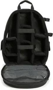 Padded Backpack Camera Bag for Camera & Accessories Polyester Nylon Black - NEW