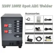 220V 100W Spot ARC Welder Automatic Pulse Argon Welding Machine Glasses Jewelry