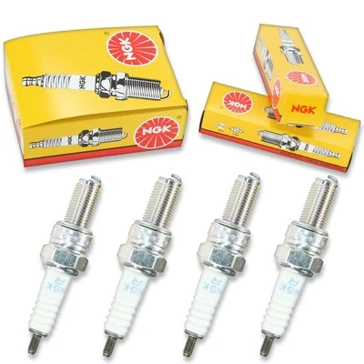 4pcs 02-03 Kawasaki KVF650 Prairie 4x4 NGK Standard Spark Plugs 633cc 38ci ca