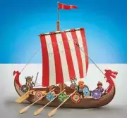 Playmobil Set 9891 Viking Ship Nordic with Viking Figures New in Sealed Bag