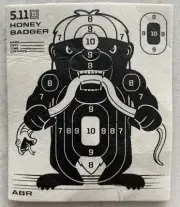 *BRAND NEW* 5.11 TACTICAL TARGET BADGER PATCH RABBIT HONEY BADGER BITING SNAKE