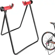 Ground Bike Rack Stand – Triangular Vertical Bike Storage Rack, Compact Bike Stand | Heavy-Duty Repair Holder, Indoor Floor Parking Station, Durable Cycle Tool for Garage Or Home Use