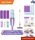 Mop for Floor Cleaning - Microfiber Spray Mop Wet Dry Kitchen Floor Cleaning ...