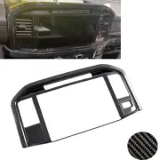 Navigation Info System Trim Cover Carbon Fiber Print ABS For 2021-24 Ford F-150 (for: Ford)