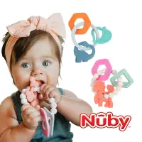 在飛比找Yahoo奇摩購物中心優惠-Nuby 矽膠手環固齒器