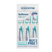 Sensodyne Toothbrush Deep Clean 3's Soft Bristles Sensitive Teeth X 10 Packs