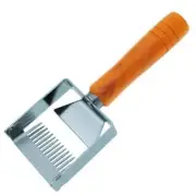 NNEDSZ Uncapping Fork Iron Honeycomb Honey Scraper Wooden Handle Beekeeping Tool