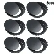 NEW Non Stick Mini Pie Pans 4-Inch Quiche Tart Flan Baking Pan Tin Dish Set Of 6