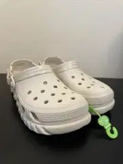 Crocs Duet Max II Clog Men's 8 Women’s 10, Adjustable Straps Sandals Stucco NWT