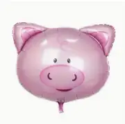 SET OF 2 PIG SHAPED FOIL MYLAR BALLOONS-12" by 13.78"-NWT!