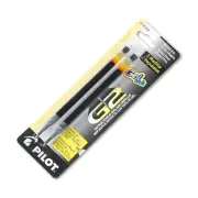 PILOT G2 Gel Ink Refills For Rolling Ball Pens, Extra Fine Point, Black Ink,