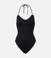 [Bottega Veneta] Bottega Veneta Embellished swimsuit AU 16 black