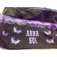 在飛比找蝦皮購物優惠-安娜蘇 ANNA SUI 拉桿旅行袋 有2輪 可拉桿 也可手