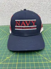 United States Navy “3 Line” Split Bar American Flag Embroidered Hat by The Game