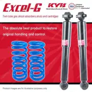 Rear KYB EXCEL-G Shocks Raised Coil Springs for MITSUBISHI Cordia AA AB AC (for: Mitsubishi)