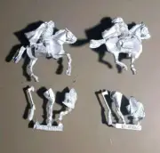 2 x Sons Of Eorl. Games Workshop. Rohan, Metal, Rare, OOP