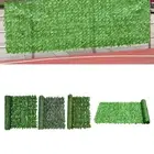 118" Artificial Panels Topiary Hedge Plant, Privacy Hedge