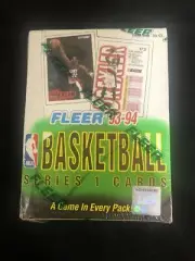 1993-94 FLEER BASKETBALL SERIES 1 SEALED HOBBY BOX 36 PACKS MICHAEL JORDAN