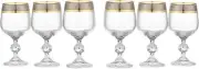 Crystalex Bohemia 40149/230/QP249 7.5 oz Wine Glasses, Set of 6